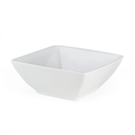 Better Homes & Gardens Porcelain Square Bowls, White, Set of 6