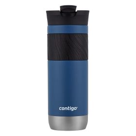 Contigo Byron 2.0 Stainless Steel Travel Mug with SNAPSEAL Lid and Grip Blue Corn, 20 fl oz.