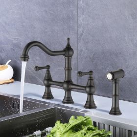 Stainless steel kitchen faucet