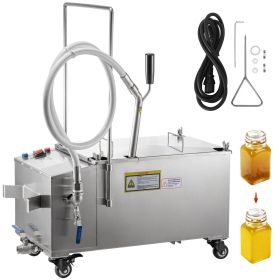 VEVOR Mobile Fryer Filter, 80 LBS/40 L/10.56 Gal Capacity, 300W Oil Filtration System with 5 L/min Flow Rate