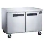 48.125 in. W 12.2 cu. ft. 2-Door Commercial Upright Undercounter Freezer